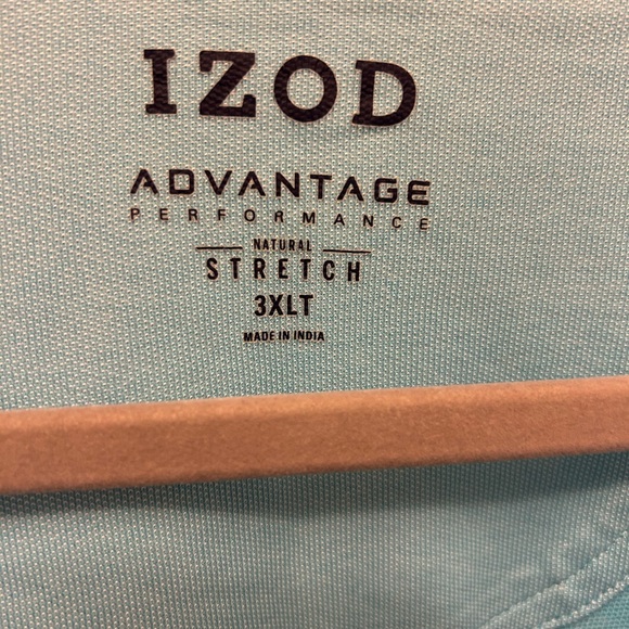Izod Light Blue Men's Polo Shirt - Picture 2 of 4